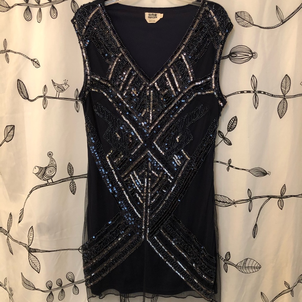 🍾🥂 Art Deco 1920s Cocktail/Costume Dress 🥂🍾